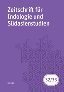 Zeitschrift f?r Indologie und S?dasienstudien 32/33