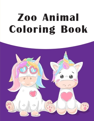 Zoo Animal Coloring Book: picture books for children ages 4-6 - Mimo, J K