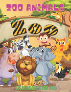 ZOO ANIMALS - Coloring Book For Kids