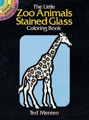 Zoo Animals Mini Stained Glass Coloring Book - Menten, Ted