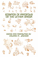 Zosimos of Panopolis on the Letter of Omega