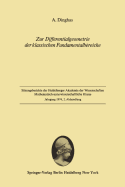 Zur Differentialgeometrie Der Klassischen Fundamentalbereiche: Vorgelegt in Der Sitzung Vom 8. Dezember Durch H. Seifert