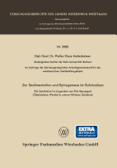 Zur Sedimentation Und Epirogenese Im Ruhrkarbon: Die Sandsteine Im Liegenden Von Floz Mausegatt (Oberkarbon, Westfal A, Untere Wittener Schichten) - Malmsheimer, Walter Klaus